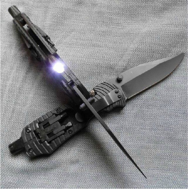 Screwdriver tool knife with LED flashlight can do customer logo UD50043